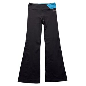 North Face Pants Womens Small Black VaporWick Flare Yoga Activewear Gym Athletic
